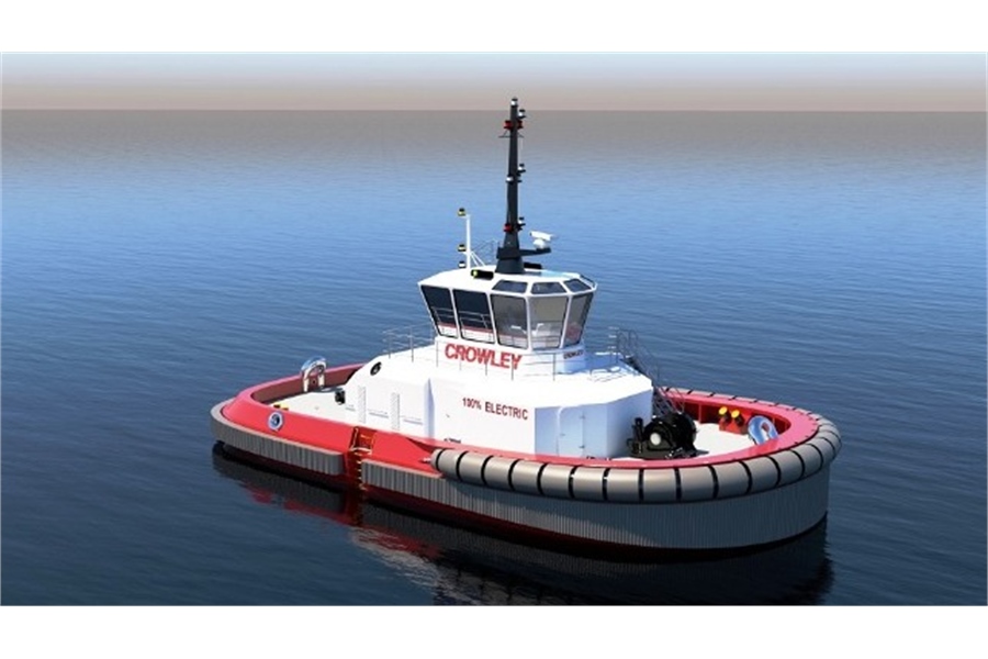 Crowley Previews Design of All-Electric, Autonomous Tug
