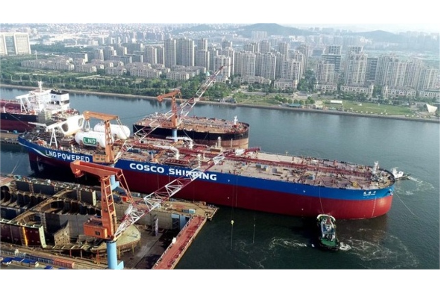 First LNG Dual-Fuel VLCC Starts Sea Trials in China