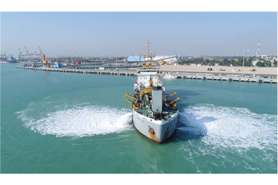 Dredging operation of Khurmousa waterway access canal starts