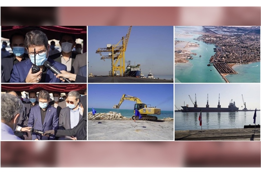 Inauguration and operationalization of 6 port projects in Bushehr