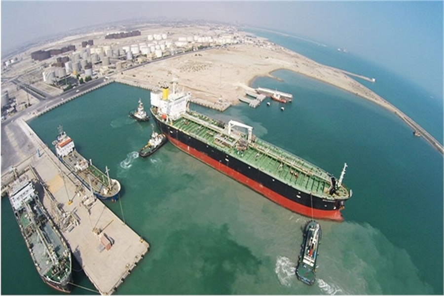 Berthing of 1,100 vessels in the Persian Gulf oil port during the last 11 months