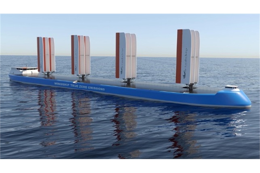 Combining Wind and Solar Technologies to Create Zero-Emission Ship