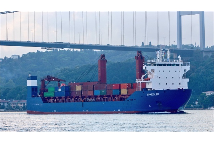 Russian Freighter Caught in the Ice in Siberian Arctic
