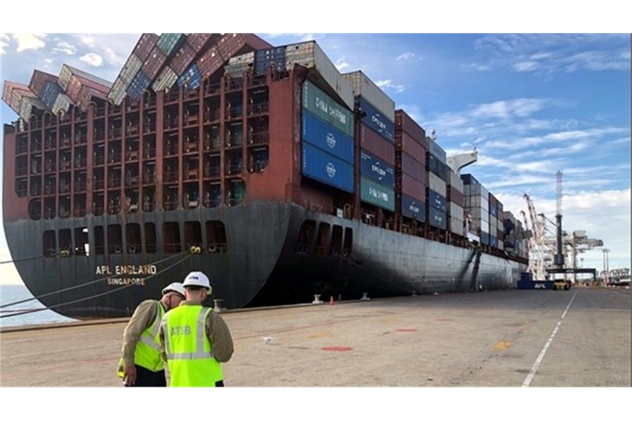 ATSB Preliminary Report on APL England Reviews Container Loss Issues