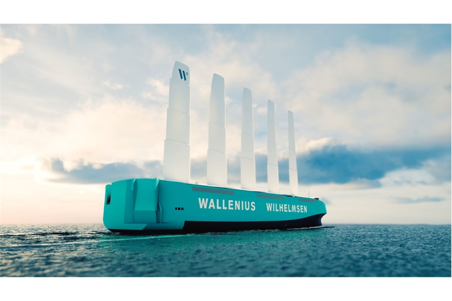 Wallenius Wilhelmsen Unveils Plan for Wind-Powered RoRo to Debut in 2025