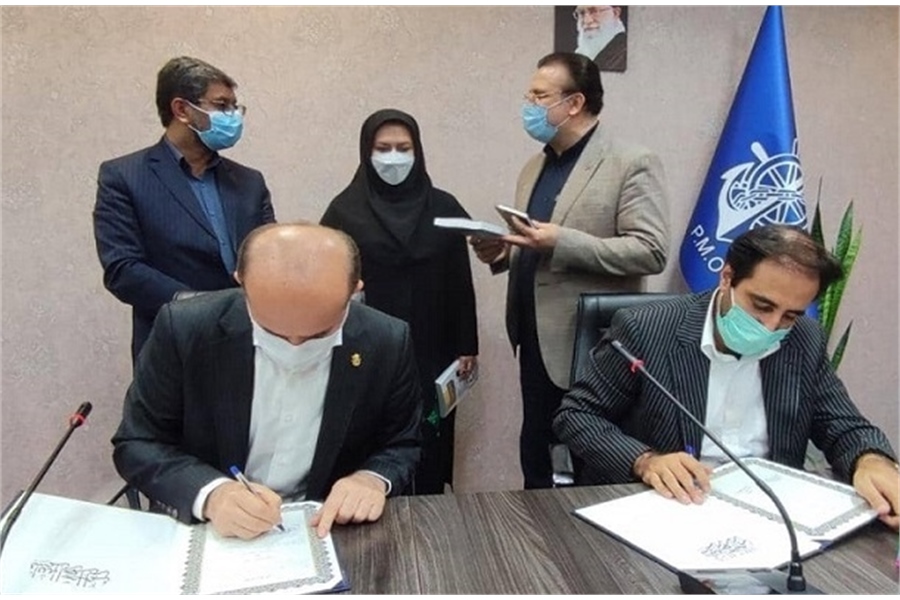 Signing a MoU for the construction of a mineral terminal in Chabahar port