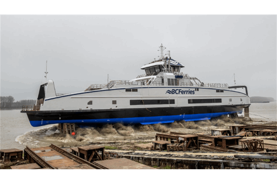 Plan to Electrify Canadian Ferries Supporting Domestic Shipbuilding