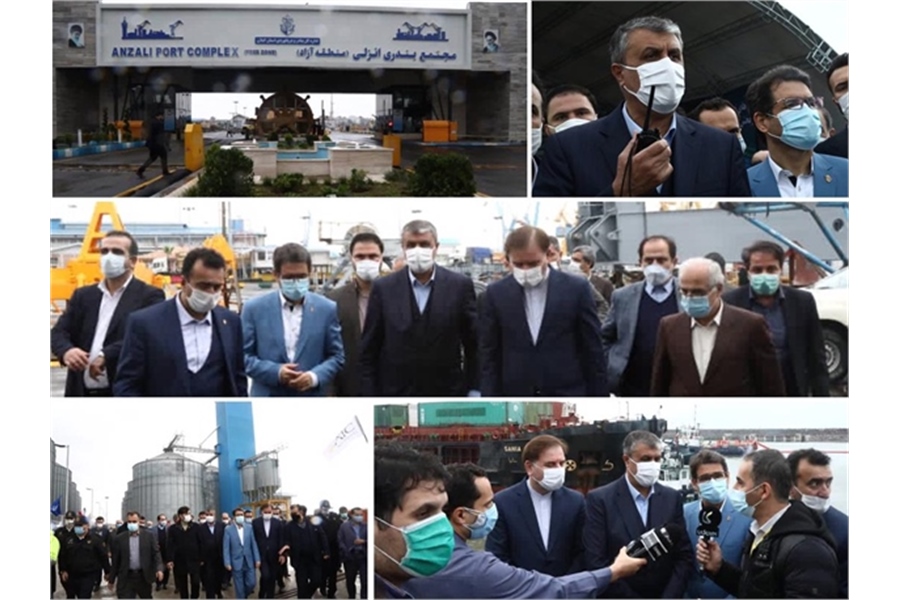 11 projects inaugurated in Anzali Port