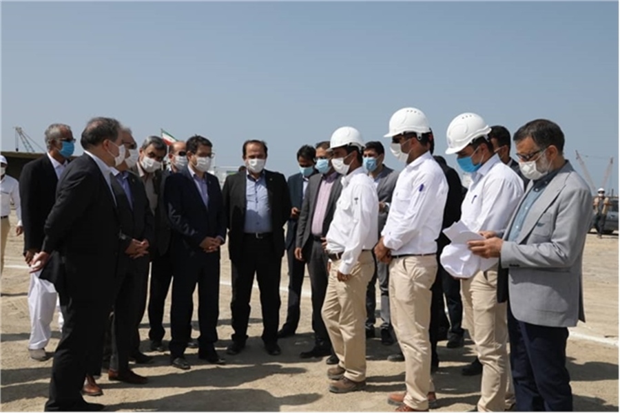 PMO Managing Director visits the development projects in Chabahar Port