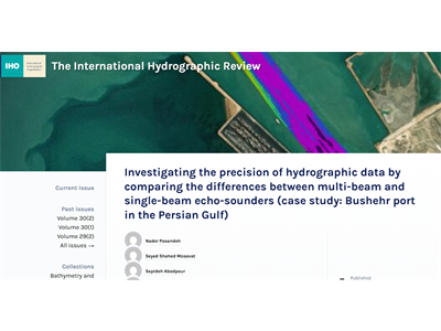 Bushehr Port Study Published in World’s Leading Hydrographic Journal
