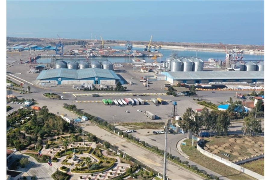 180% growth in foreign transit through Amirabad Port